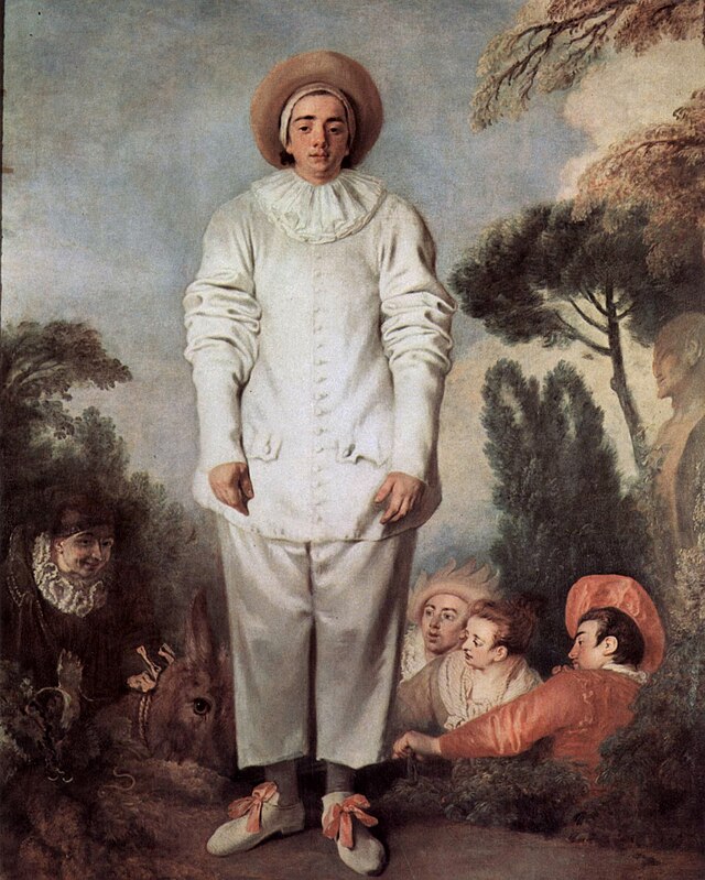 피에로 (Pierrot, 1718-1719)-앙투안 바토