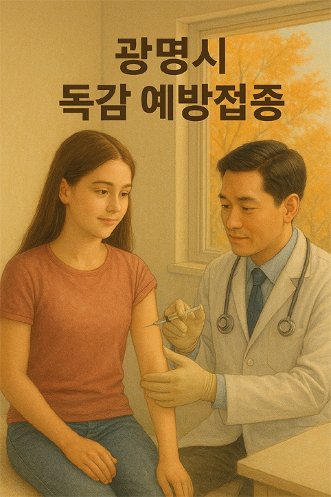 광명시 독감 예방접종 이미지
