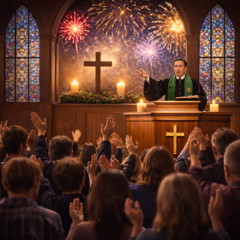 신년 예배 설교문: 말씀의 확신과 성령의 능력으로 전도하는 교회