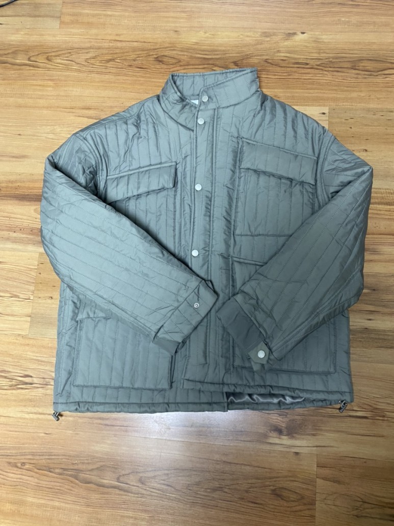 suare 수아레 3M 신슐레이트 퀼팅 M65 패딩 그레이