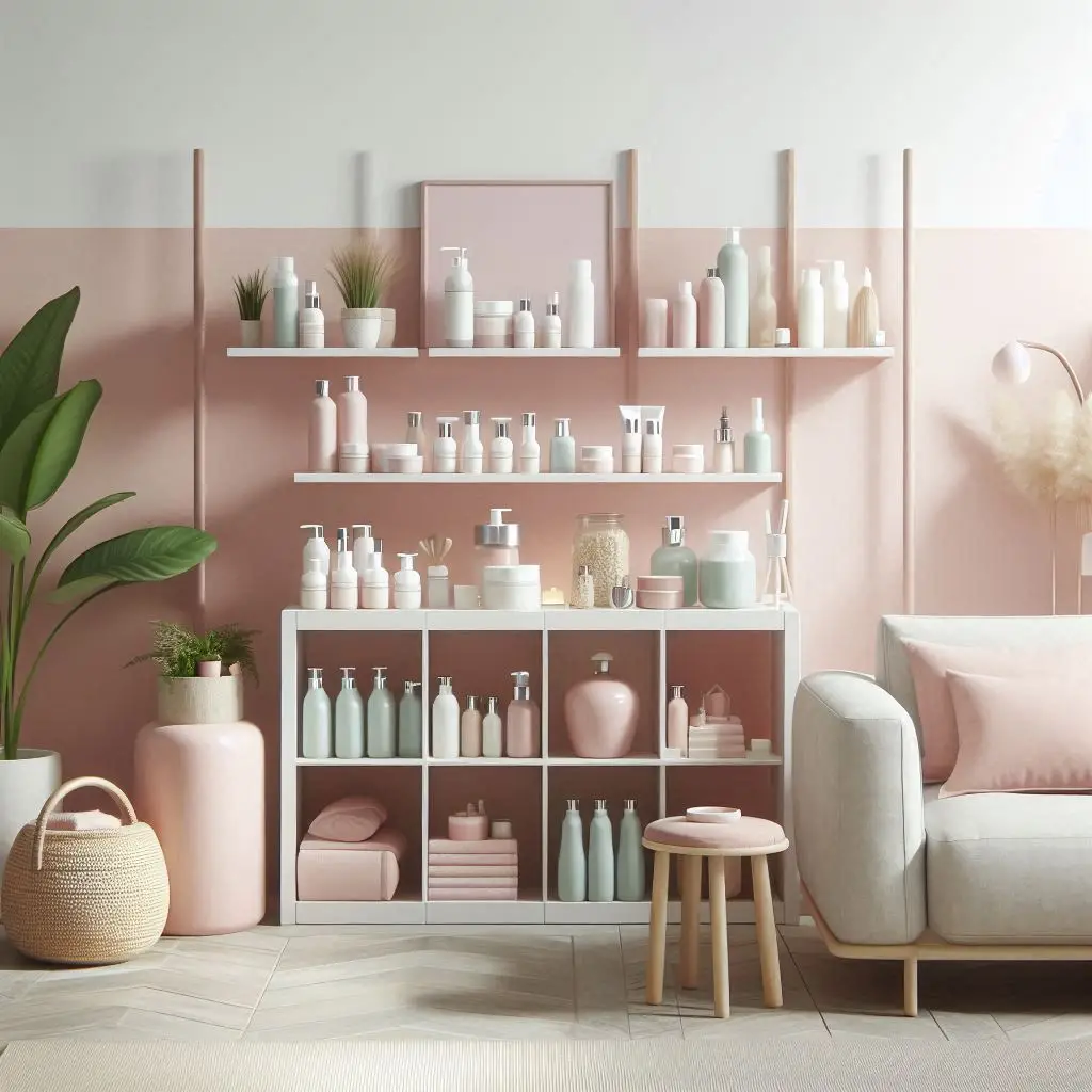 피부,체형관리 샵 배경