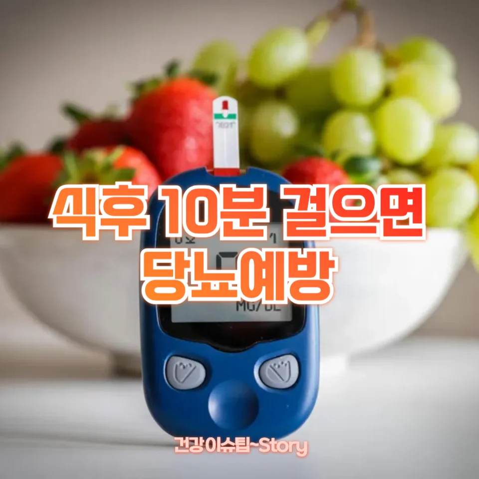 식후 10분 걸으면 당뇨예방