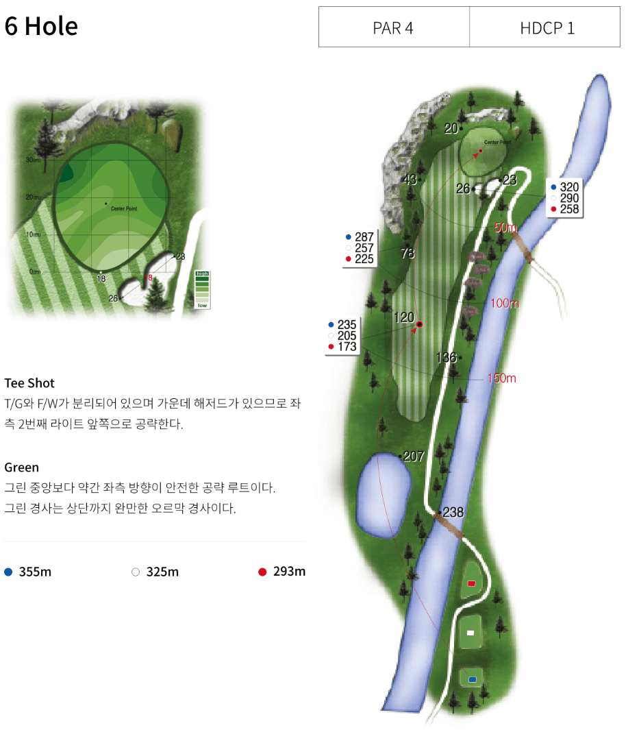 리더스 컨트리클럽 레이크코스 6