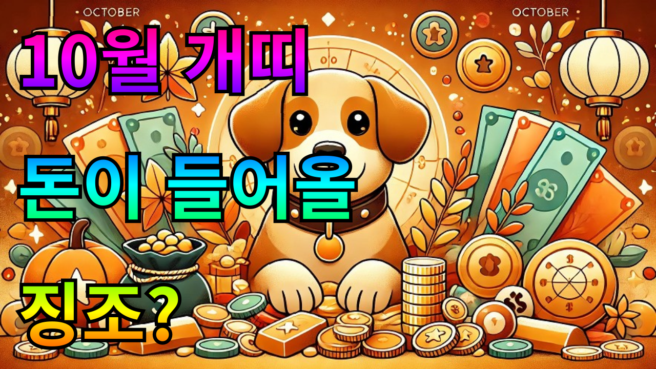 10월-개띠-운세-돈복