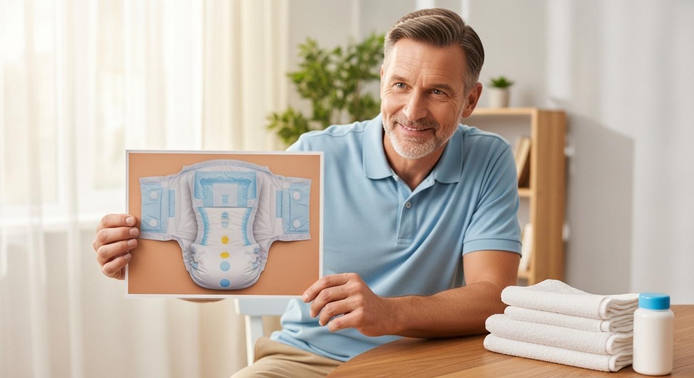 남자 요양보호사가 여자어르신기저귀 케어