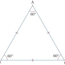 정삼각형사진입니다. 출처: 네이버 백과