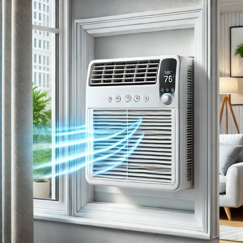창문형 에어컨 이미지