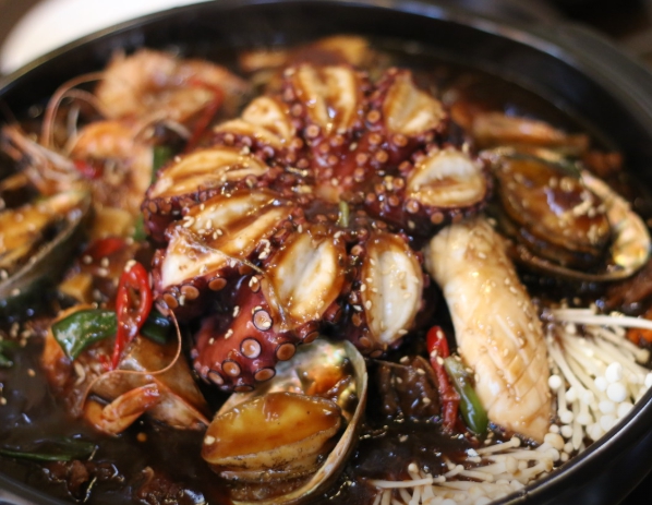 남겨서뭐하게 부여 맛집 박찬호 매운 용궁해물갈비찜, 전복 낙지 황제보양식