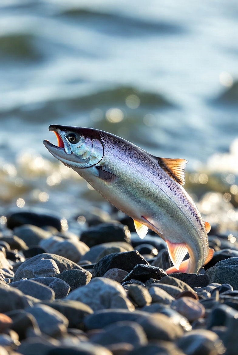 노르웨이 헤링오일 재료 연어 