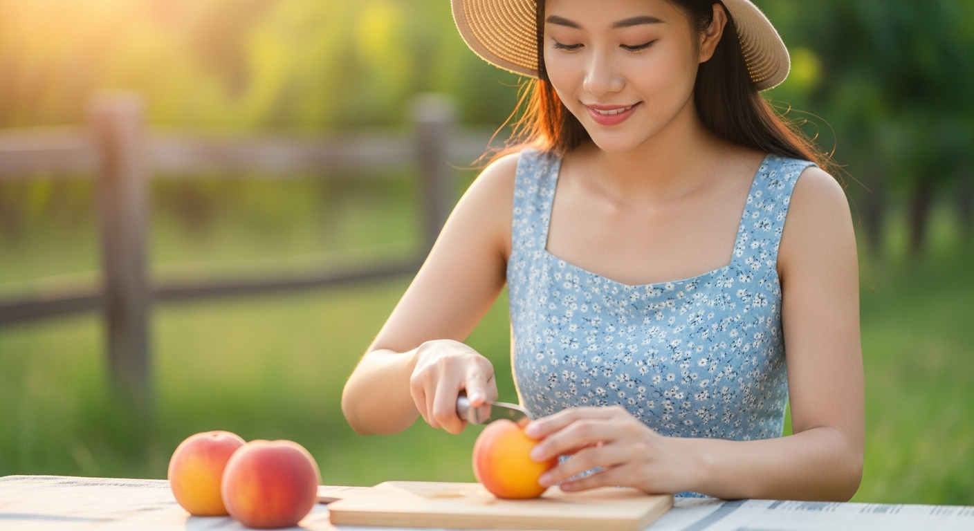 7월 제철음식 복숭아