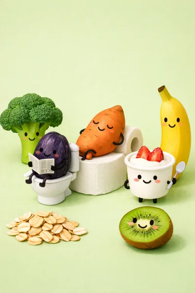 변비 완화를 돕는 식이섬유 식품