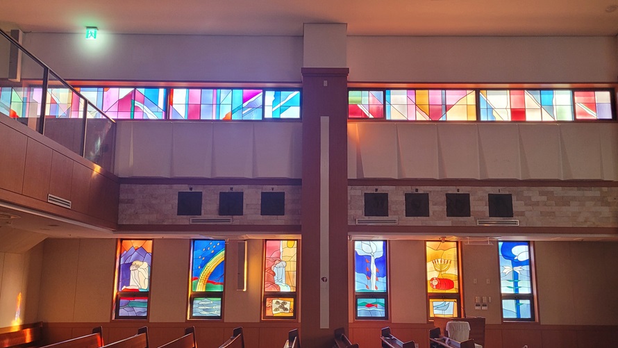 서울대교구 시흥5동 성 요셉 성당 스테인드글라스