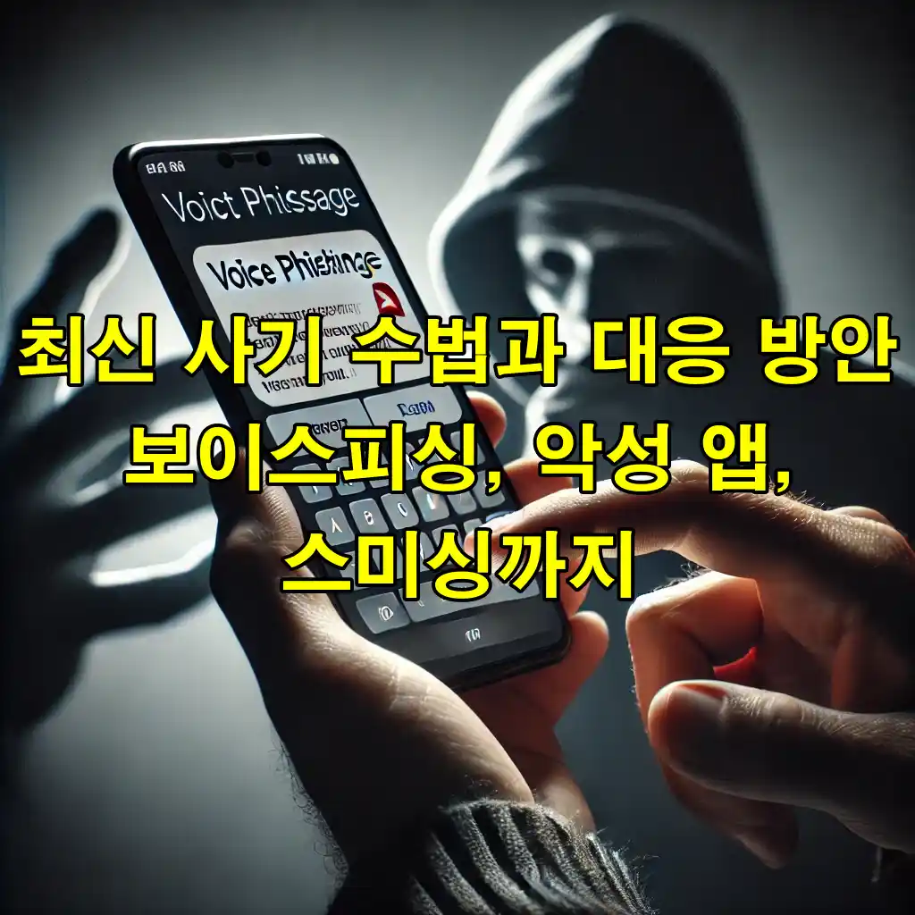 최신 사기 수법과 대응 방안: 보이스피싱, 악성 앱, 스미싱 문자까지