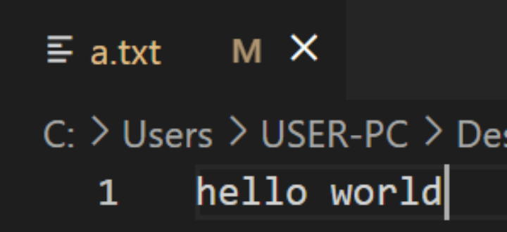 master 브랜치에서 파일 수정