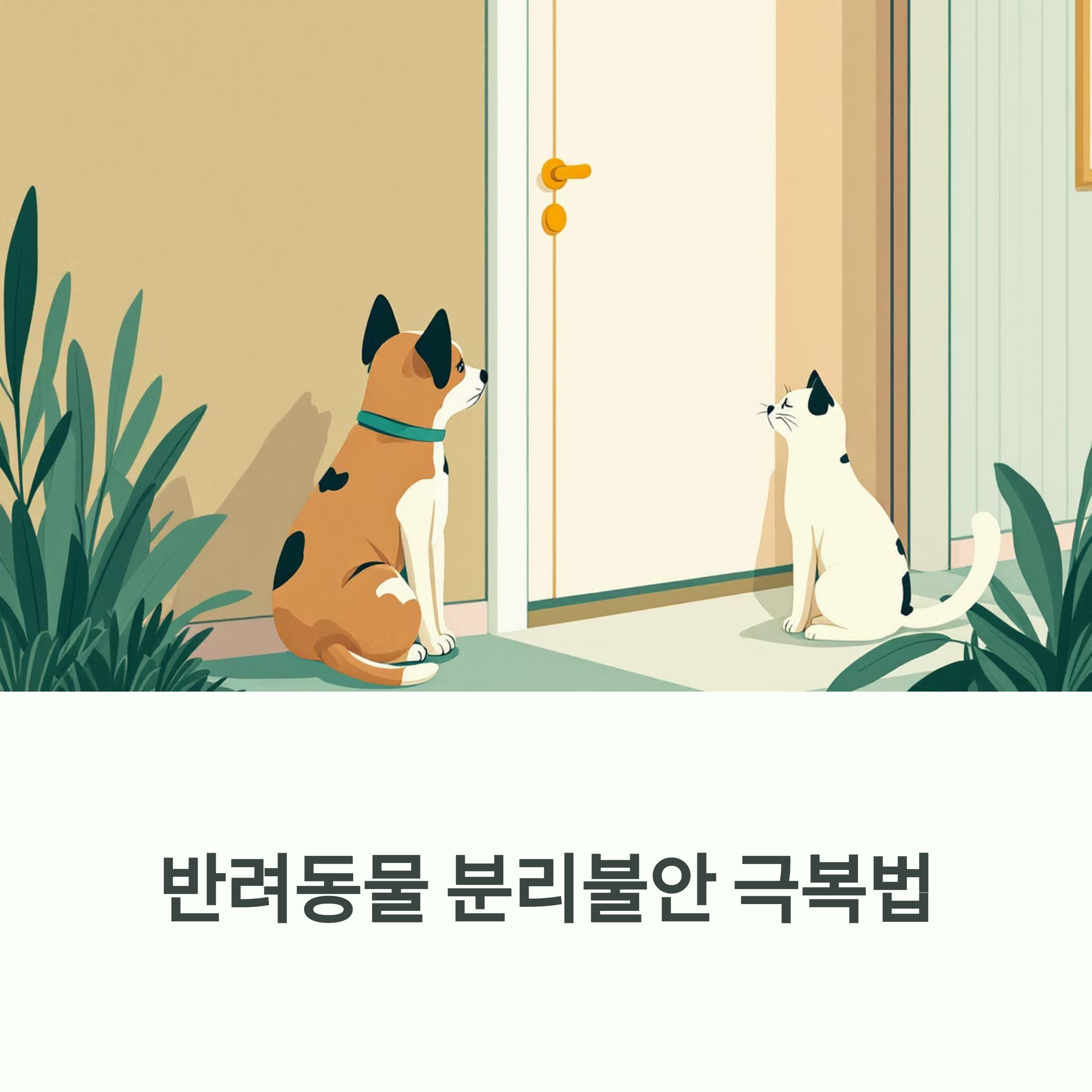 반려동물 분리불안 극복법