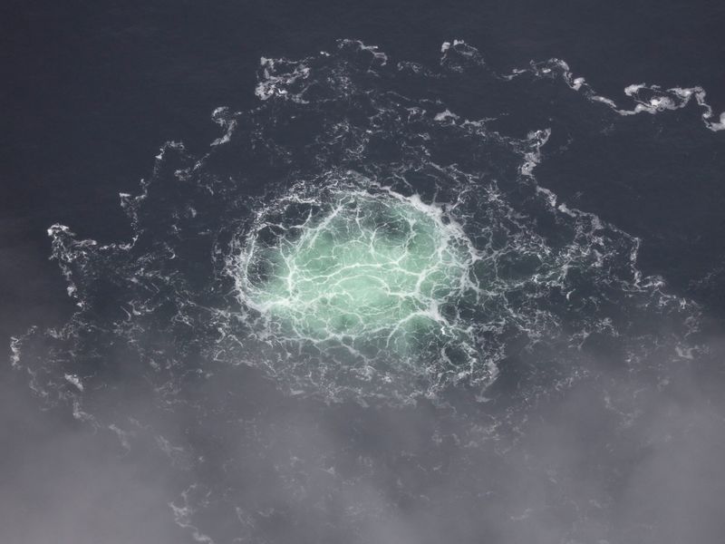 발트해의 손상된 노드 스트림 가스 파이프 라인