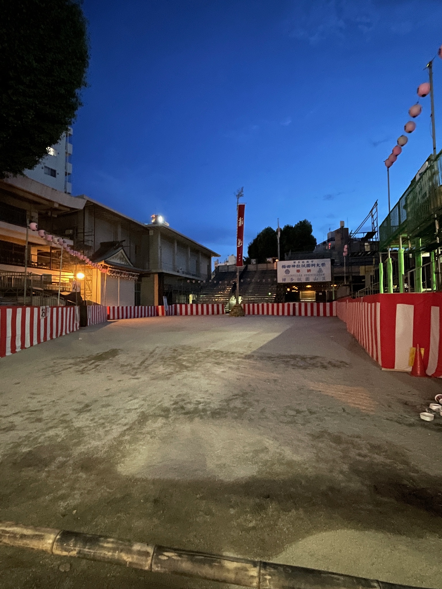 구시다 신사 오이야마카사 행사장