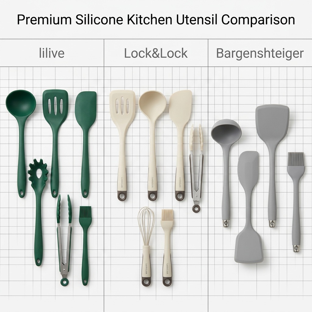 실리콘 조리도구 세트 추천 3종 비교