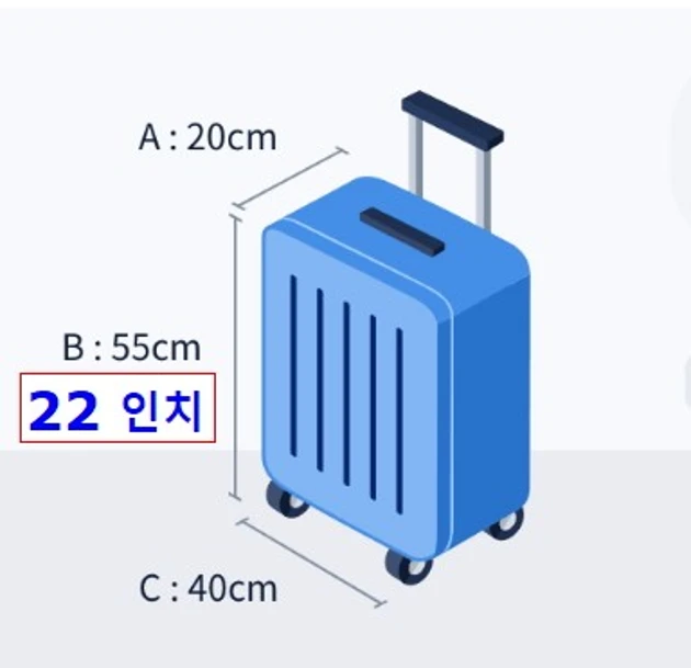 캐리어 사이즈