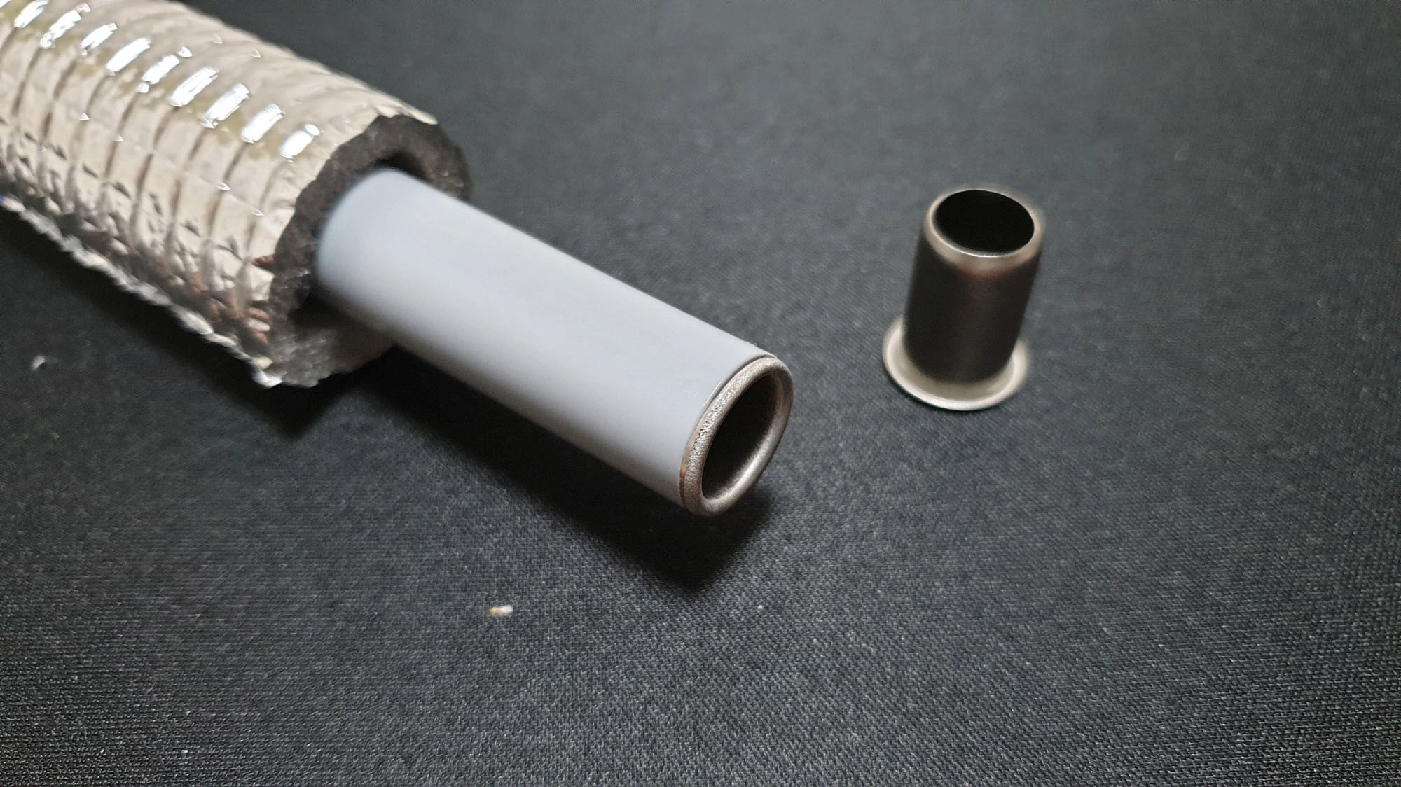 슬리브 끼워진 모습