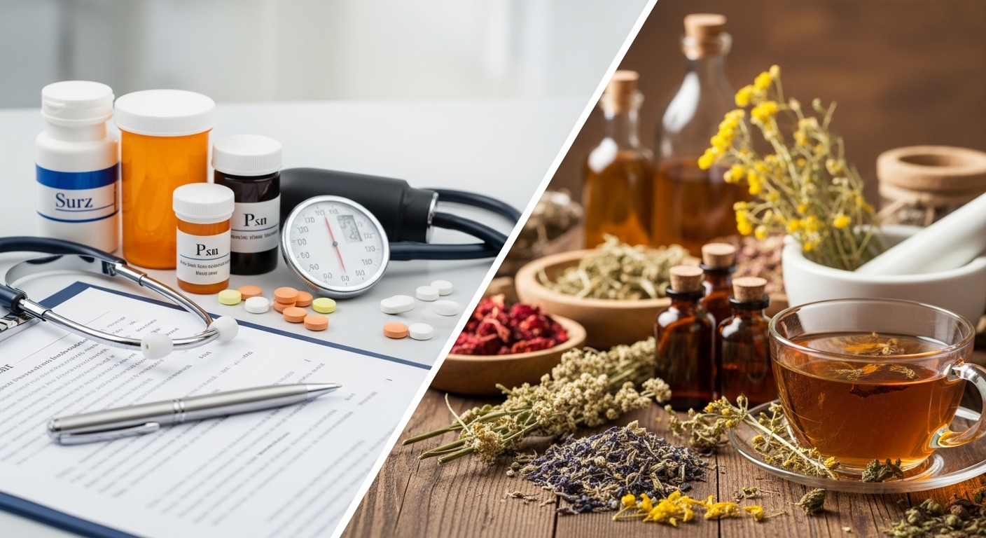 중년 건강을 위한 병원 처방약 vs 한방 치료법 (병원치료, 한방요법, 건강관리)