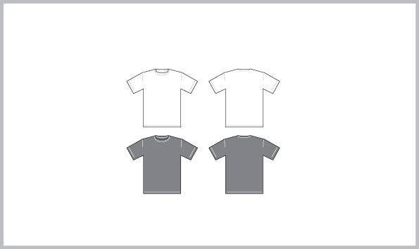 Free vector : Lined t-shirts