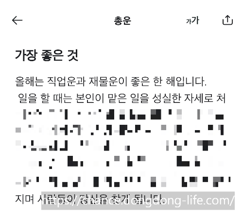 2024년 신년운세 무료