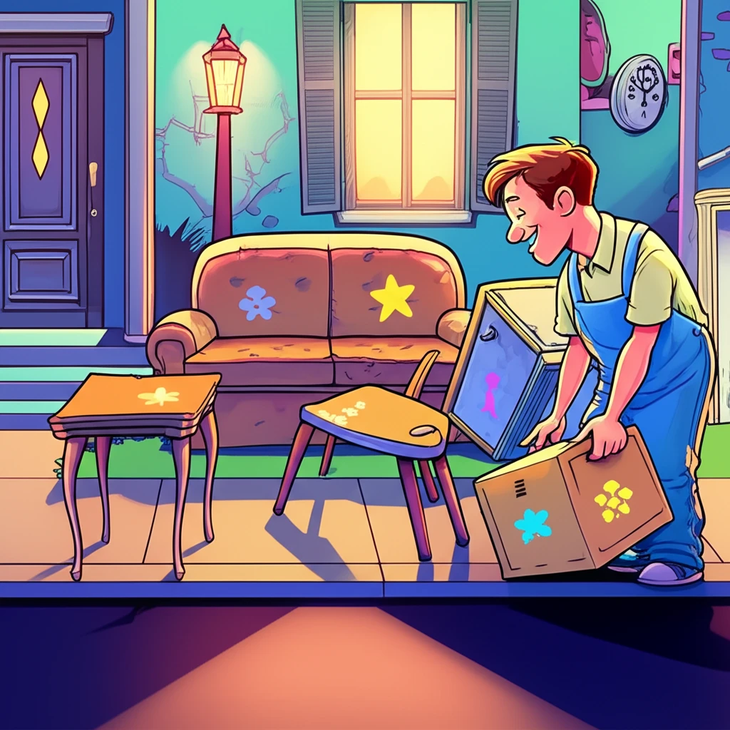 광주 북구 용봉동 대형폐기물 스티커 ..