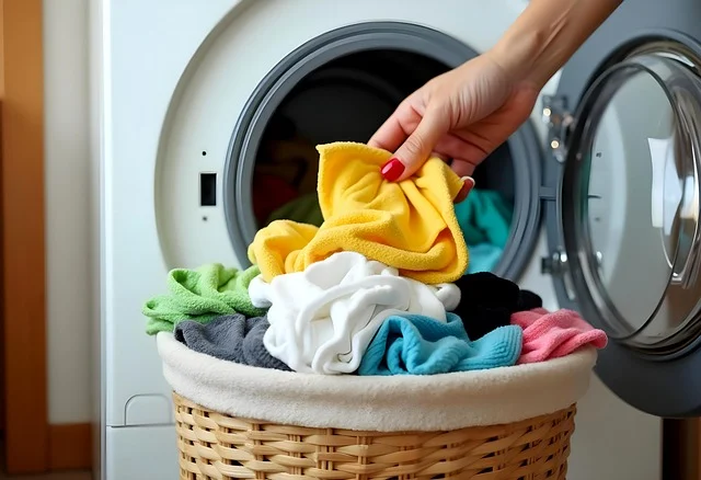 세탁실이 없는 소형 아파트에서 세탁기 배치법