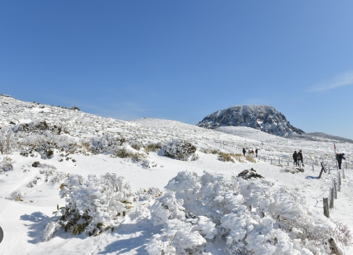겨울 한라산