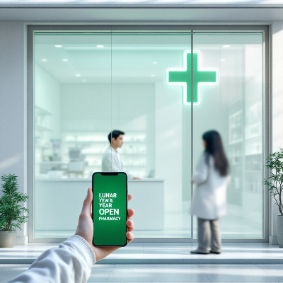 설명절연휴 문여는 약국 이미지