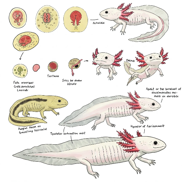 우파루파 생명순환의 이해, ai생성이미지