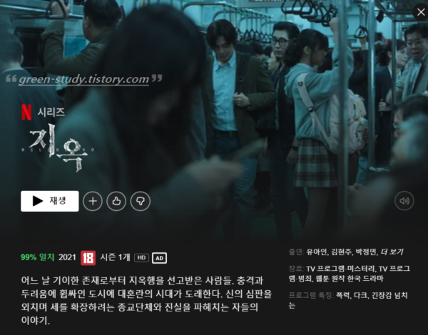 넷플릭스 오리지널 지옥