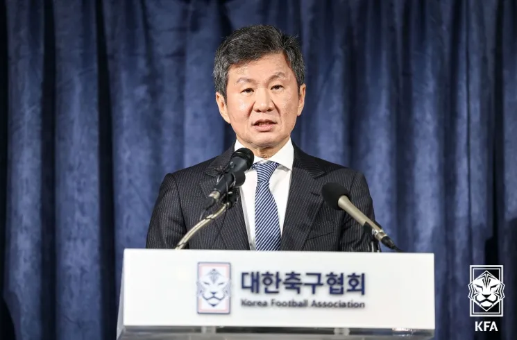 문체부 자격정지 이상 중징계 요구 대한축구협회 특정 감사 최종 결과 발표 감사보고서 27건 위법 부당 정몽규 회장 이임생 기술총괄이사 홍명보 감독