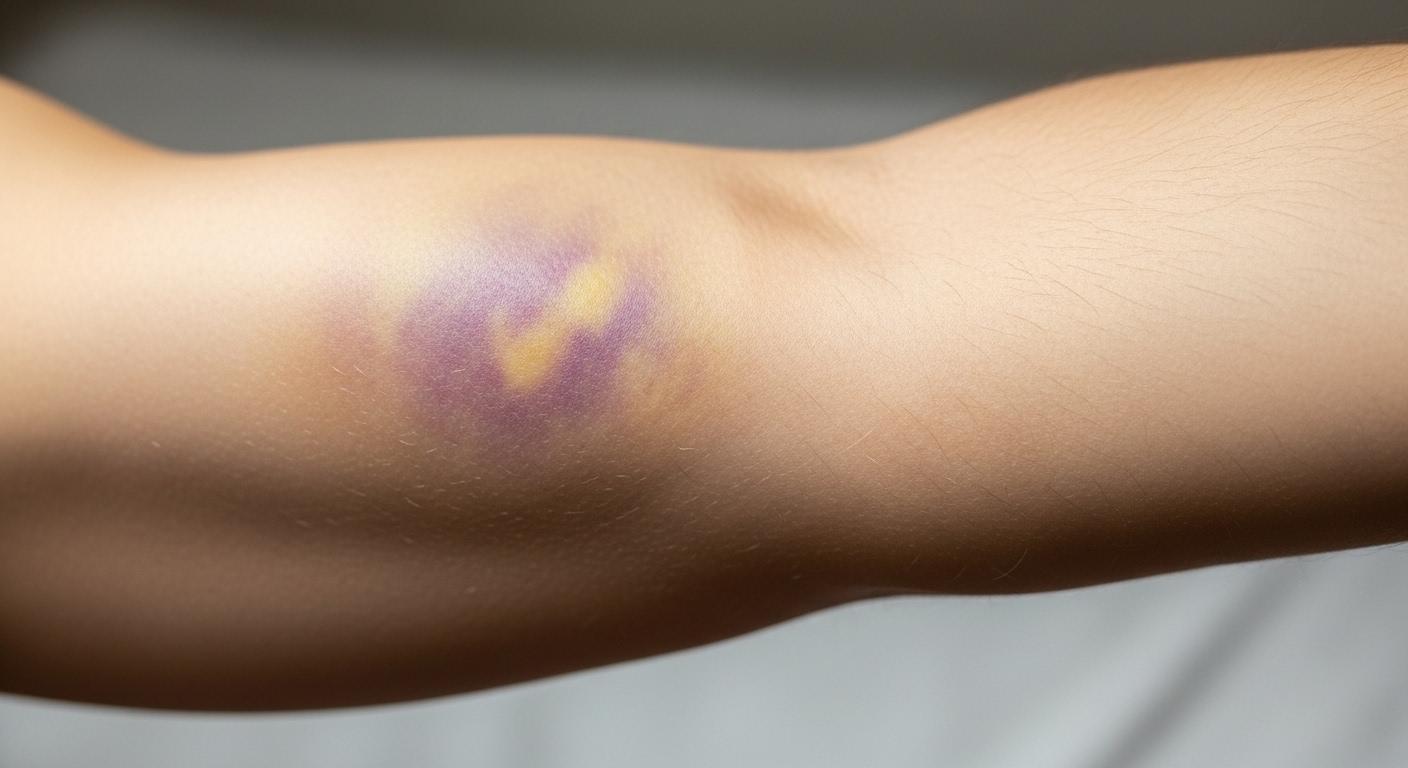 팔뚝살 괄사 멍