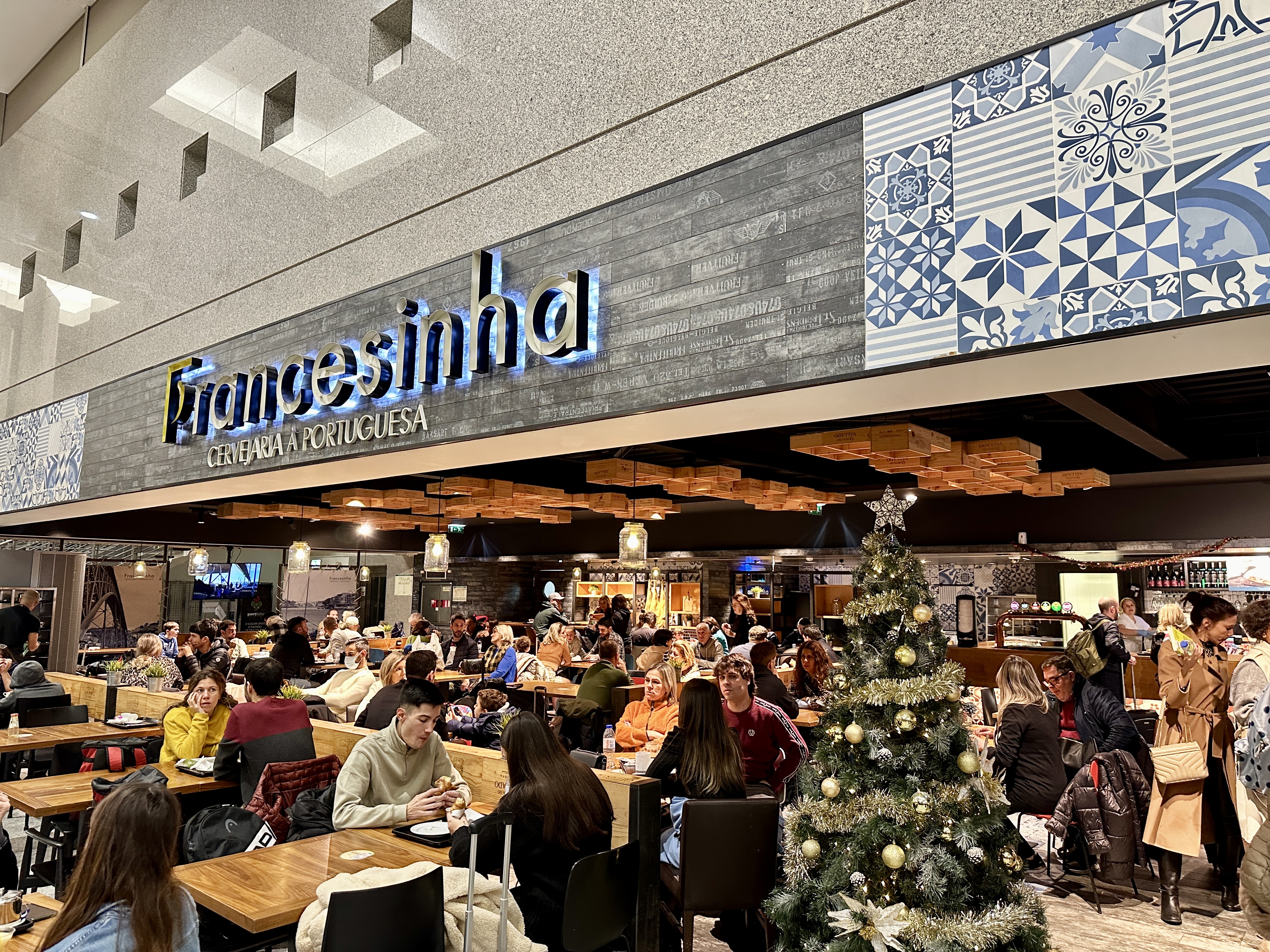 포르투 면세점 카페테리아