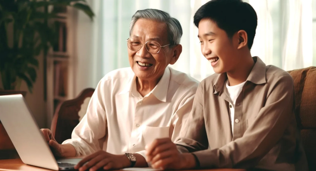 노후일자리 알아보는 시니어