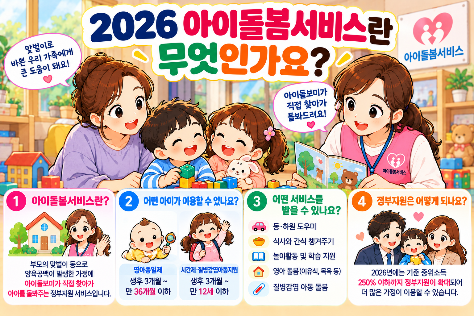 아이돌봄서비스란 무엇인가요?