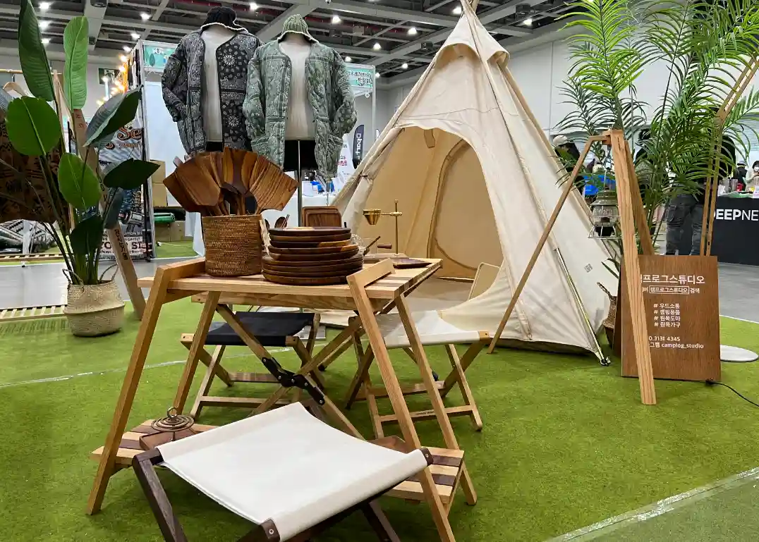 캠핑 용품 사진