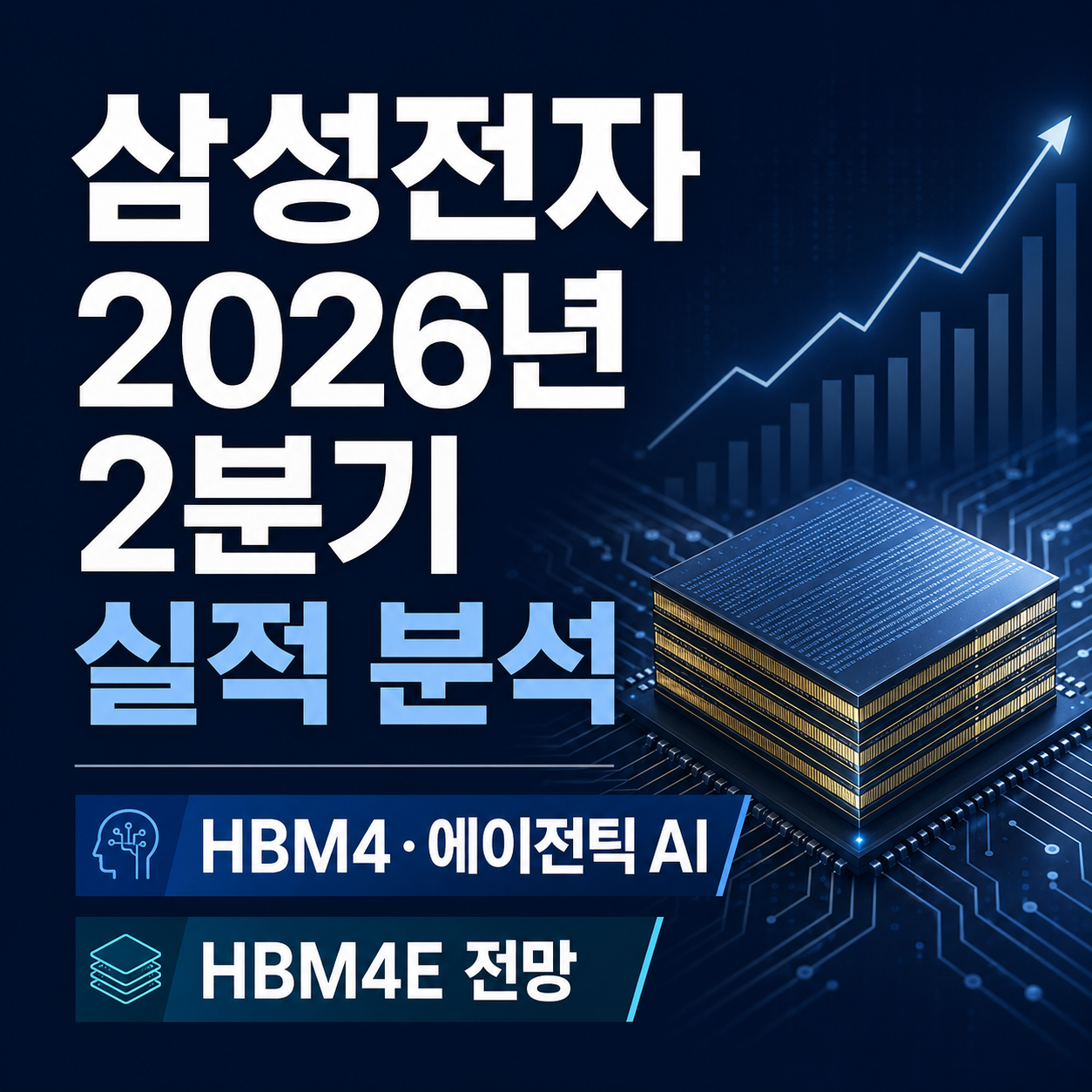 삼성전자 2026년 2분기 실적 분석, HBM4&middot;에이전틱 AI와 HBM4E 전망