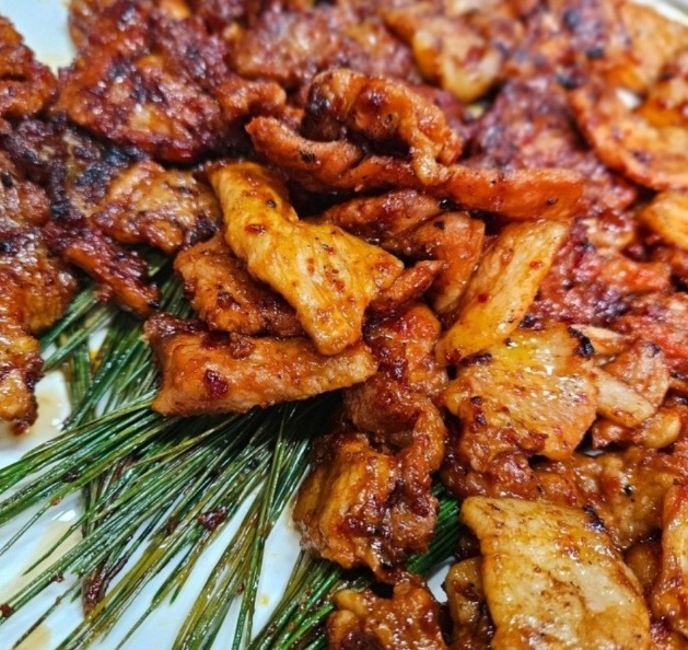 봉화-솔잎구이-솔잎숯불구이-희망정