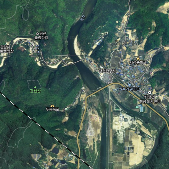 소금산 그랜드밸리 항공사진