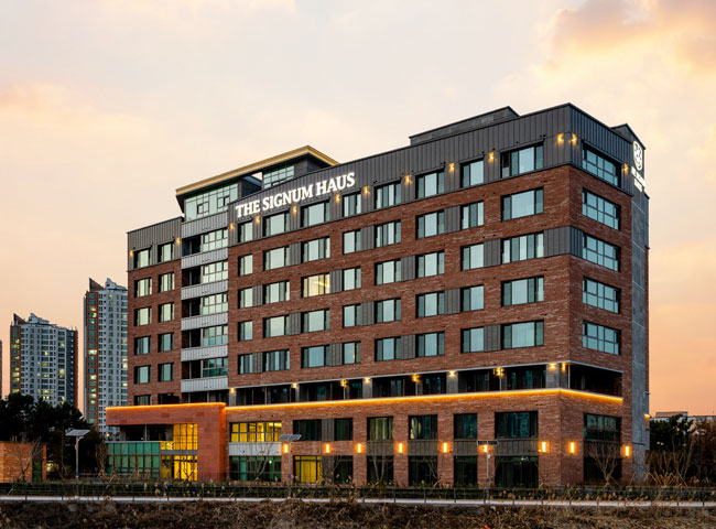 더시그넘하우스 청라 전경