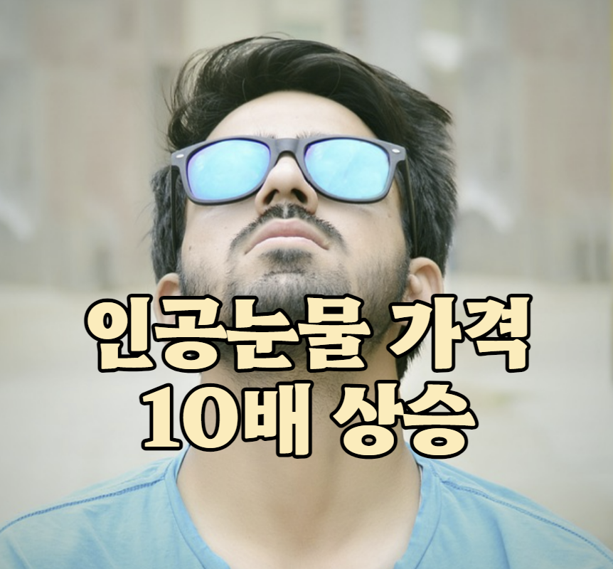 인공눈물 가격 상승