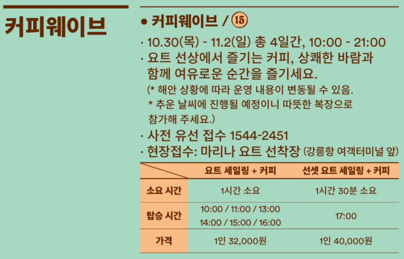 강릉 커피축제