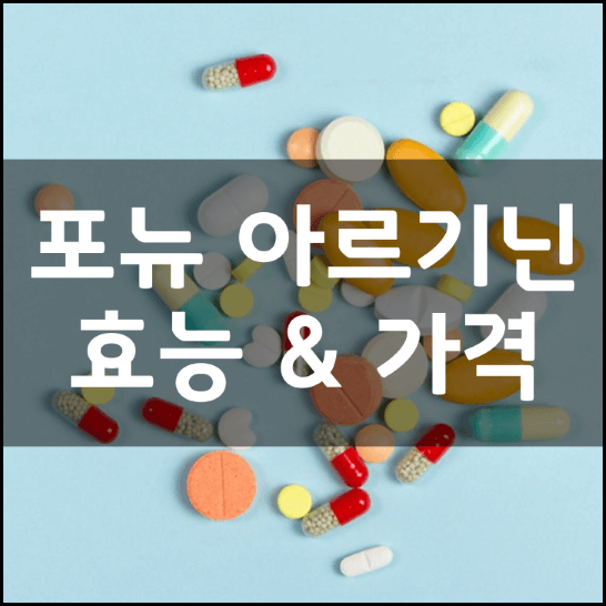 포뉴-아르기닌-6000-성분-효능-2가지-가격