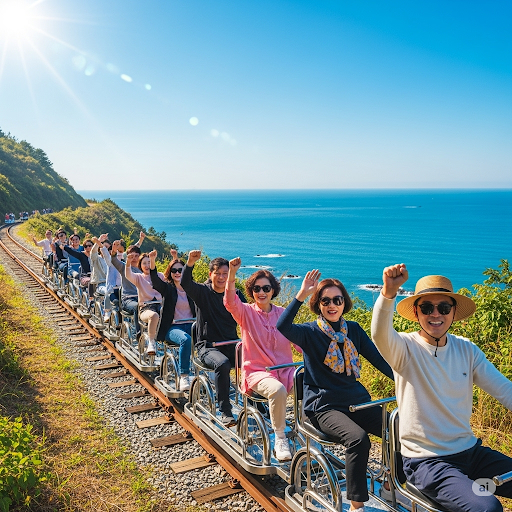 정동진 레일 바이크 예약, 할인, 이용 꿀팁 총정리! 관련 사진