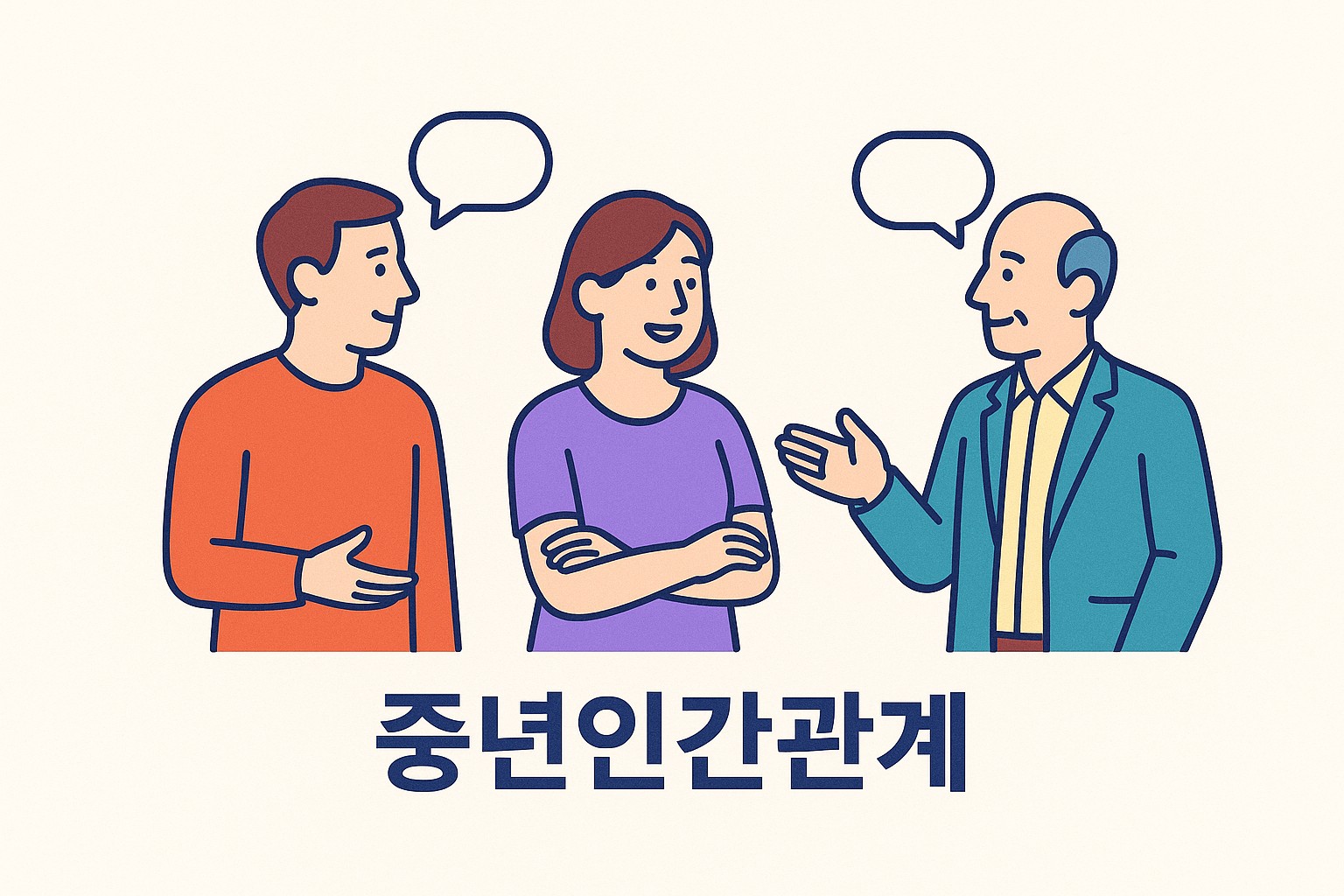 중년 인간관계