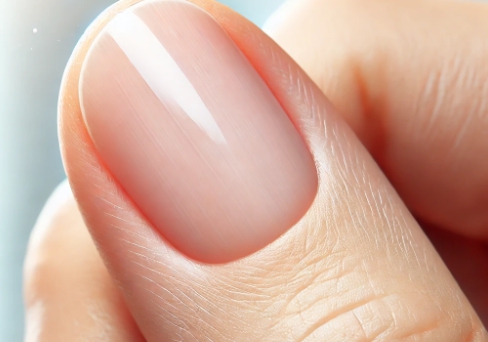 완치된 건강한 손톱