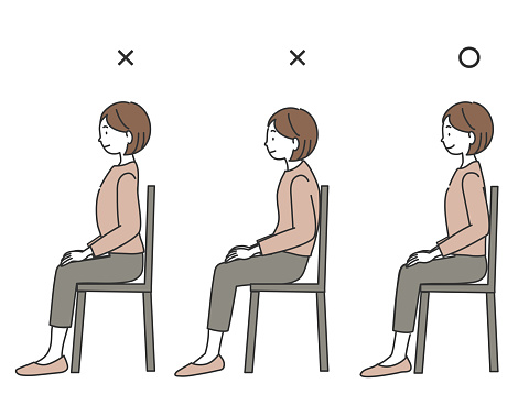 허리디스크 치료를 위한 올바른 자세